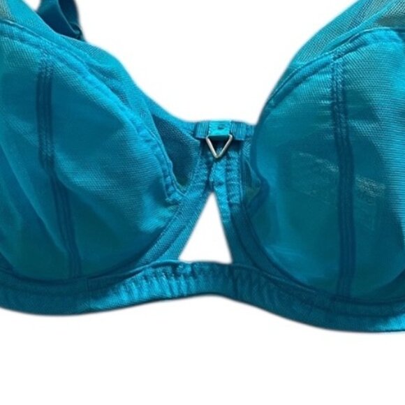 Curvy Kate Victory Balcony Underwire Bra Turquoise Size 32G NWT - Picture 3 of 16